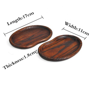 Plato Grande para Aperitivos, Diseño Creativo Vintage, Hecho a Mano con Madera de <span class=keywords><strong>Catalpa</strong></span>, Ecológico, Forma de Anacardo, 100 Piezas, Recubierto de Laca - Product Image 6