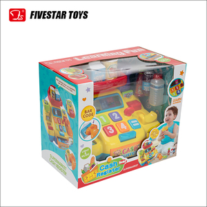 Semblant jouer 2018 nouveau bébé jouet <span class=keywords><strong>de</strong></span> caisse enregistreuse musique bloc jeux <span class=keywords><strong>de</strong></span> rôle - Product Image 5