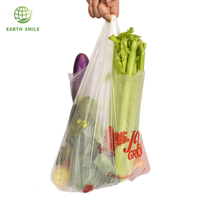 En gros En Plastique Légumes Fruits Compostable Biodégradable Sac À Provisions Pour Faire Du Shopping - Product Image 1