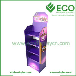 Affichage magasin de bonbons au détail plancher <span class=keywords><strong>chocolat</strong></span> Dump bacs carton - Product Image 1