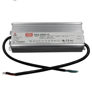 HLG-320H-12C 230 V ac 12 V dc Convertisseur Meanwell HLG 320 W 12 V Étanche LED Convertisseur D'alimentation