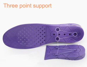 2 layers high increasing shoes elevator shoes insole heel altitude increasing shoe insoles - Product Image 4