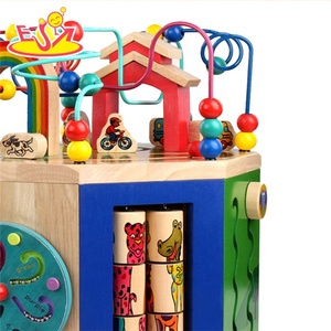 En gros bébé en <span class=keywords><strong>bois</strong></span> alphabet <span class=keywords><strong>cube</strong></span> d'activités avec la musique électronique W11B226 - Product Image 4