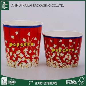 2016 logotipo personalizado taza <span class=keywords><strong>de</strong></span> palomitas y palomitas titulares, desechable vaso <span class=keywords><strong>de</strong></span> papel para palomitas <span class=keywords><strong>de</strong></span> <span class=keywords><strong>maíz</strong></span> - Product Image 1