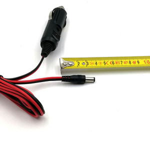 Xe Thuốc lá nhẹ hơn Nam cắm <span class=keywords><strong>adapter</strong></span> với DC 5.5x2.1 nối cáp - Product Image 3