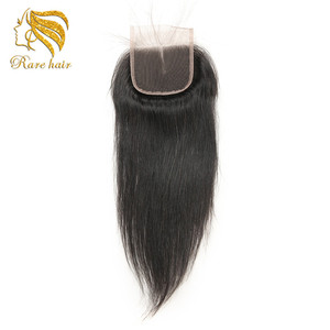 Lsy natural pre recta de cierre del cordón del pelo <span class=keywords><strong>humano</strong></span> 4by4 parte libre parte media parte superior del cordón del - Product Image 5