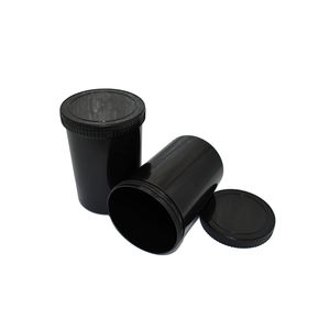 Pas cher Noir 1L matériau PET vide ronde en <span class=keywords><strong>plastique</strong></span> peut catch oil can pour le stockage - Product Image 1