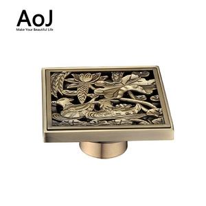 De alta calidad cuadrados anti-olor ideal de drenaje de piso de latón de drenaje de piso - Product Image 2