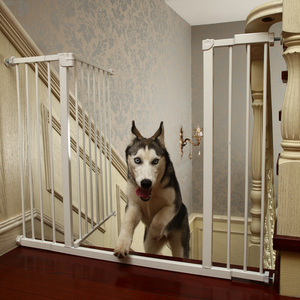 Personnalisé Pas Cher Blanc Écologique Pour Animaux de compagnie Bébé Securité Escaliers <span class=keywords><strong>Porte</strong></span> Avec Serrures - Product Image 5