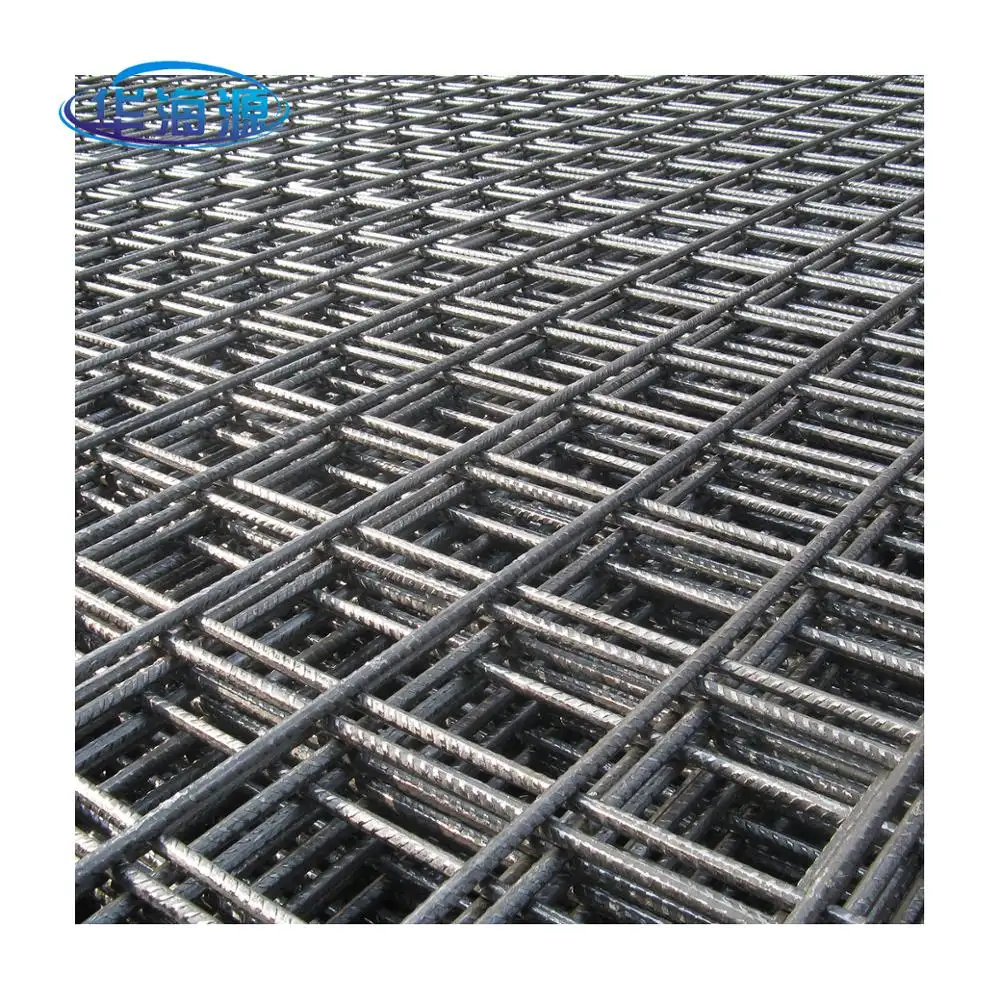 Çelik takviye beton paneller ekran düz örgü çubuk kaynaklı tel örgü 6mm -10mm HUAHAIYUAN istek olarak CN;HEB Hhy