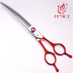 Forbici per <span class=keywords><strong>Toelettatura</strong></span> <span class=keywords><strong>Animali</strong></span> Fenice 7.0'' 7.5'' 8.0'' in Acciaio Inossidabile Giapponese 440C, Cesoie Curve per <span class=keywords><strong>Toelettatura</strong></span> - Product Image 6
