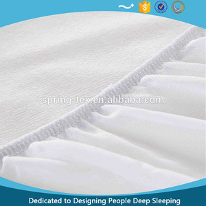 Sedoso-suave toque de lujo poli algodón acolchado protector de colchón fabricante mayor colchón de hospital casa - Product Image 5
