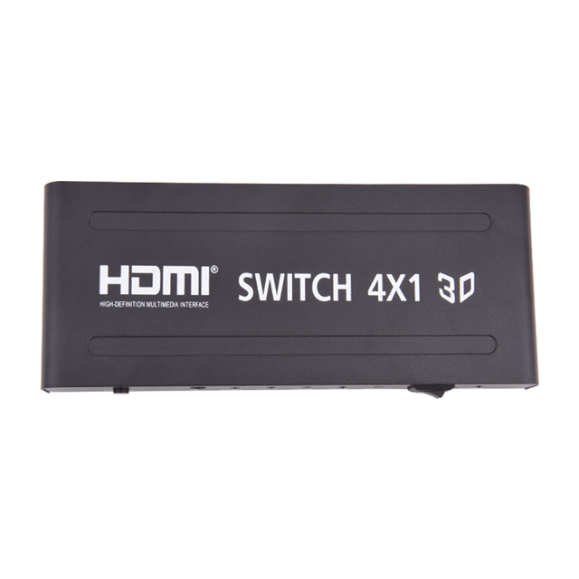Ultra HD 4x1 HDMI Switch 4 to 1 with IR RF Remote Support 3D