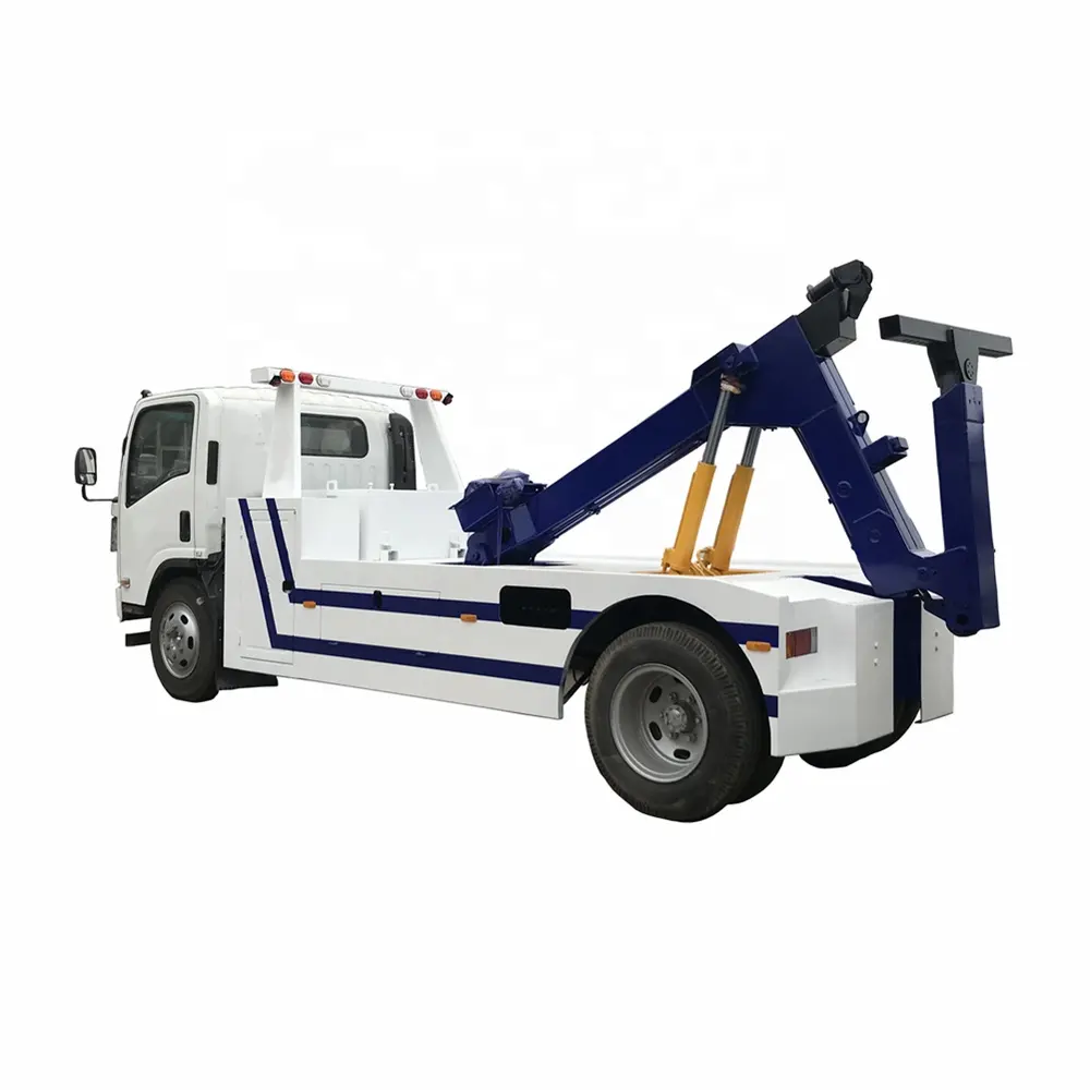 Japanese Brand 4X2 Bracket arm automatic clamping truck 3T Small road Wrecker tow truck