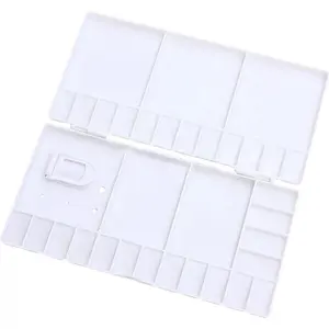 <span class=keywords><strong>Palette</strong></span> aquarelle carrée vide, en plastique, fournitures d'art d'usine pour la <span class=keywords><strong>peinture</strong></span> <span class=keywords><strong>avec</strong></span> <span class=keywords><strong>couvercle</strong></span> ou <span class=keywords><strong>couvercle</strong></span>, livraison gratuite - Product Image 1