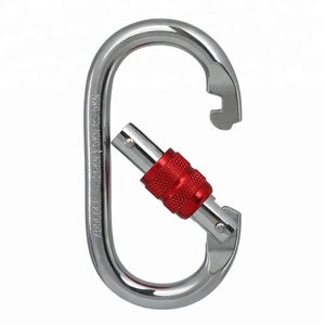 <span class=keywords><strong>Xin</strong></span> 25kN pesado oval tornillo puerta de acero inoxidable mosquetón escalada senderismo - Product Image 5