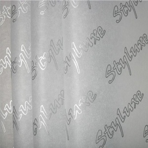 Wholesale Custom White <strong>Silver</strong> Print Logo Tissue <strong>Wrapping</strong> <strong>Paper</strong> for Clothing - Product Image 2