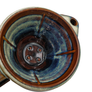 Bıyık ile tıraş kupa klas seramik Scuttle tıraş tıraş fırça ve erkekler için kolları ile Scuttle sabun kase jilet - Product Image 3