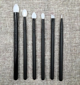 Kosmetik werkzeug Single Pink Silikon Make-up Pinsel Silikon Lidschatten Brow Liner Lippen pinsel - Product Image 5