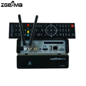 Super Gros 4K UHD Récepteur ZGEMMA H9.2S Linux OS E2 Double Cœur HEVC/H.265 Décodage DVB-S2X + S2X Double Tuners