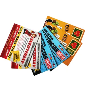 Stampati personalizzati di carta promozionale giveaway magnete del frigorifero biglietto da visita