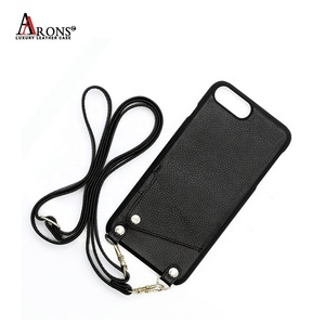 Véritable de luxe haute qualité bandoulière en cuir étui de téléphone portable <span class=keywords><strong>collier</strong></span> avec sangle Pour <span class=keywords><strong>iPhone</strong></span> 7/<span class=keywords><strong>8</strong></span> - Product Image 4