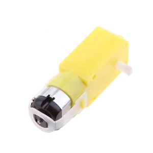 Smart Car Verlangsamungs-DC-TT-Motor + Stützräder für Smart Car Roboter Kunststoffreifen Rad DC 3-6V Getriebemotor DIY-Kit - Product Image 3