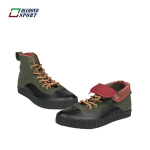 Haut semelle en caoutchouc pliable de style militaire chaussure - Product Image 5