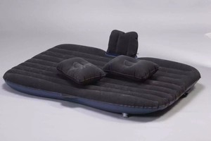 2022 letto gonfiabile del materasso di aria di campeggio del PVC di viaggio doppio letto di aria floccato - Product Image 5