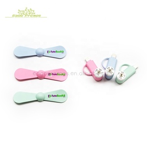 2026年ベストセラー携帯電話部品カスタムロゴミニUSB <span class=keywords><strong>2</strong></span> in 1ポータブル携帯電話USBミニ冷却ファン販促品用 - Product Image 3