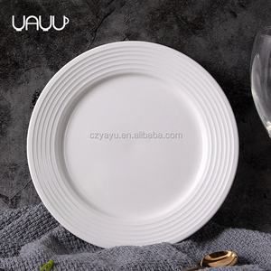 Blanco <span class=keywords><strong>en</strong></span> relieve <span class=keywords><strong>restaurante</strong></span> utiliza 7 pulgadas Marruecos cena placas de cocina, ensalada - Product Image 2