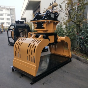 China Lieferant 20ton Bagger Hydraulic <span class=keywords><strong>Rotating</strong></span> <span class=keywords><strong>Grab</strong></span> Sorting Grapple - Product Image 3