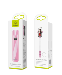 USAMS ZB050 M2 Mini inalámbrico palo de Selfie trípode con luz para móvil - Product Image 3