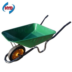 Carretilla de rueda de granja de jardín duradera de hierro más vendida con bandeja de metal Capacidad de carga de 100KG WB3800 - Product Image 4