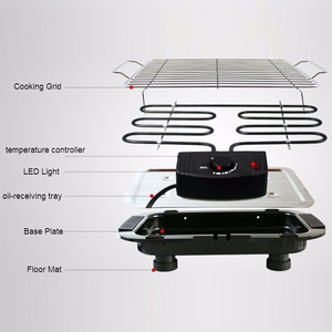 JINXI hierro fundido parrilla eléctrica de <span class=keywords><strong>la</strong></span> parrilla de <span class=keywords><strong>la</strong></span> barbacoa coreano de <span class=keywords><strong>la</strong></span> parrilla de <span class=keywords><strong>la</strong></span> barbacoa - Product Image 4
