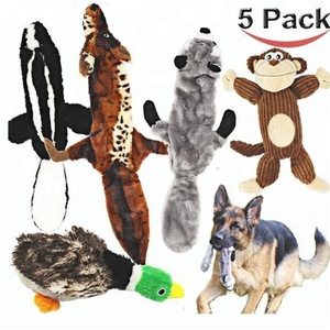 Simulation 5 pack Dogs Grinçante Jouets Bas Pas de Farce En Peluche <span class=keywords><strong>Chien</strong></span> Jouets Pour Animaux - Product Image 1