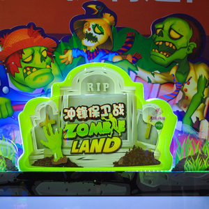 Venta superior Arcade que funciona con monedas Deporte interior Diversión Zombie Land Battle Shooting Máquinas <span class=keywords><strong>de</strong></span> juego para la venta - Product Image 5