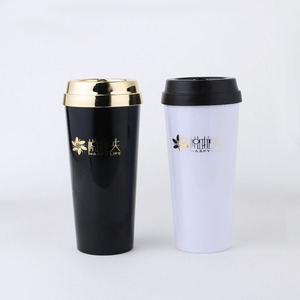 Personalizado negro de doble pared como fugas de viaje personalizado vaso para jugo de café/ - Product Image 2