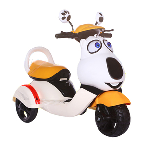 <span class=keywords><strong>Moto</strong></span> Elettrica per Bambini in Plastica con Musica, Durevole, Batteria 6V, Design Adorabile a Forma di Cane o Orso - Product Image 4