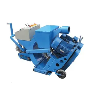 Mobile type shot blasting machine for floor marking