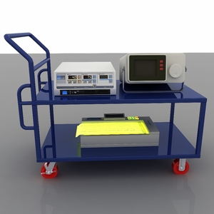 स्टील गोदाम कुर्सी और मेज के लिए foldable मंच ट्राली गाड़ियां - Product Image 5