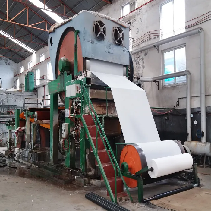 Most Economical & Advanced 2850-500 Crescent Former Tissue Paper Making- Machine Has Been Running in Henan China