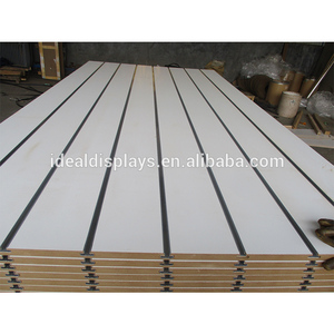Nuevo diseño de <span class=keywords><strong>madera</strong></span> de fibra al por mayor slatwall paneles con gran precio - Product Image 6