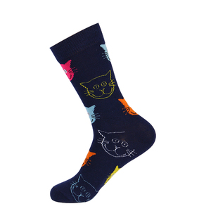 Calzini divertenti felici calzini di <span class=keywords><strong>moda</strong></span> personalizzati all'ingrosso di alta qualità calzini modello gatto donna - Product Image 3