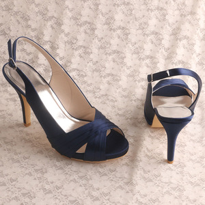 <span class=keywords><strong>Venus</strong></span> atraer azul marino zapatos de tacón alto - Product Image 2