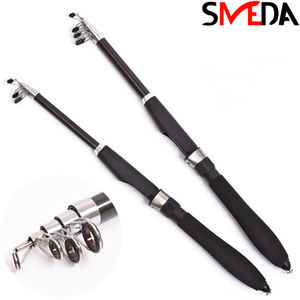 חכת דיג מיני 1.3m 1.6m קרס דיג פיתוי מוט פיתוי ליהוק מוט Spinnng כלים ספינינג דיג - Product Image 2