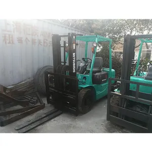 Used Mitsubishi 2.5ton Diesel Forklift FD25N Forklift Trucks