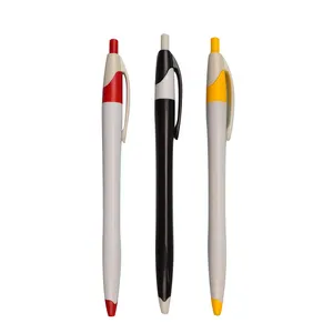 بسيط البلاستيك انقر الكرة القلم معدلة الاسم للرجال الملاح قلم