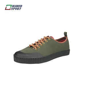 Volar Tejido Verde <span class=keywords><strong>del</strong></span> ejército de tela zapatos para caminar al aire libre y escalada - Product Image 3