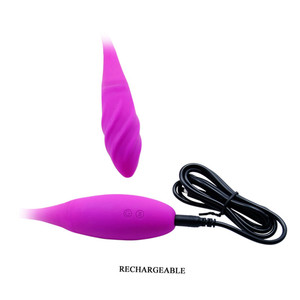 7 velocidad vibración doble lados lesbiana coqueteando USB recargable vibrador bala - Product Image 2